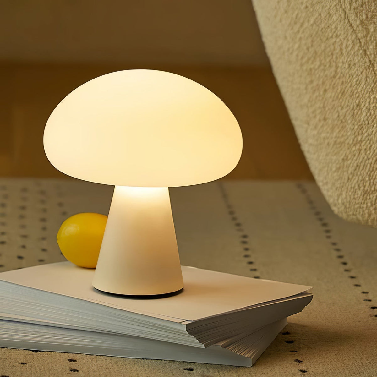 Podora White Rechargeable LED Table Lamp