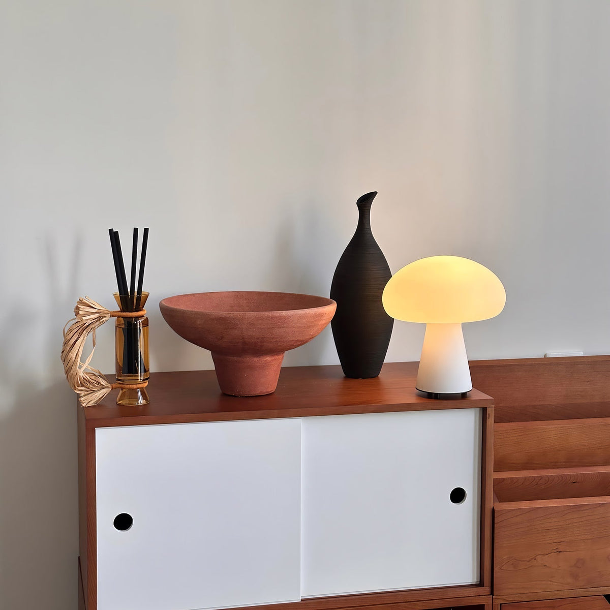 Podora White Rechargeable LED Table Lamp