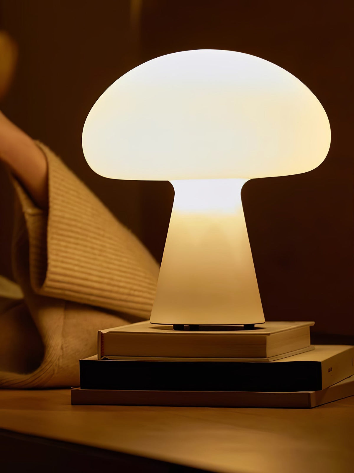 Podora White Rechargeable LED Table Lamp