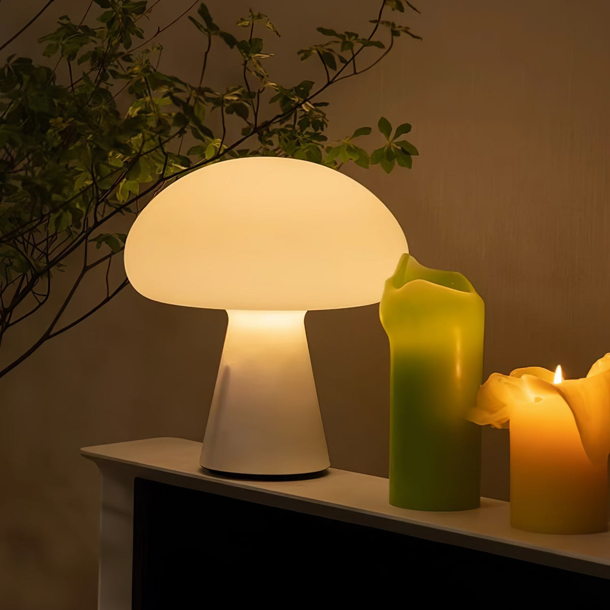 Podora White Rechargeable LED Table Lamp