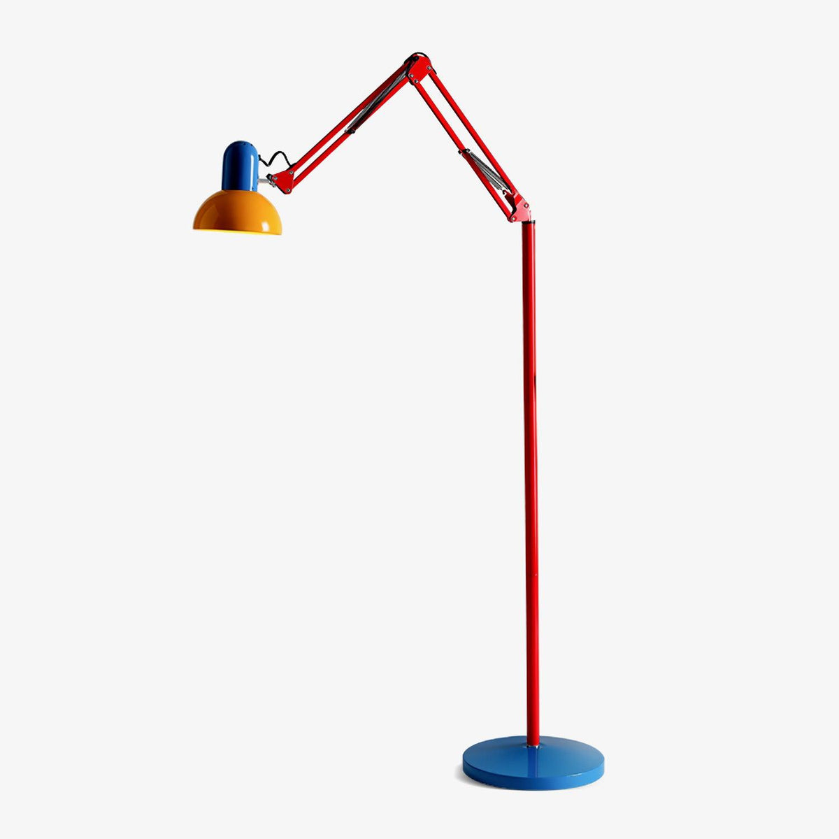 Primary Color Articulated Floor Lamp