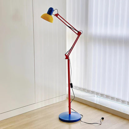 Primary Color Articulated Floor Lamp