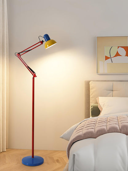 Primary Color Articulated Floor Lamp