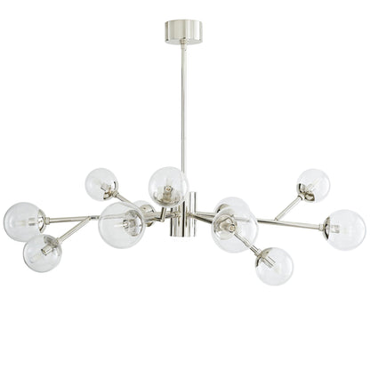 Prism Array Nickel Chandelier