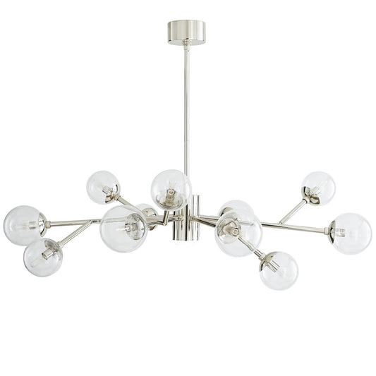 Prism Array Nickel Chandelier