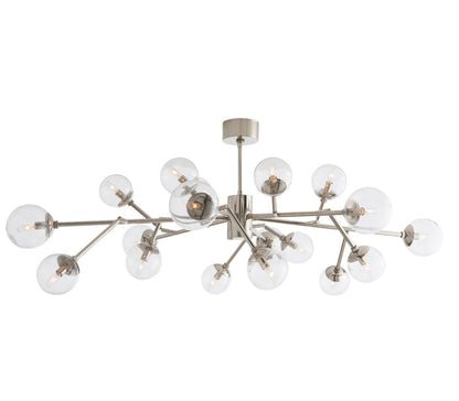 Prism Array Nickel Chandelier