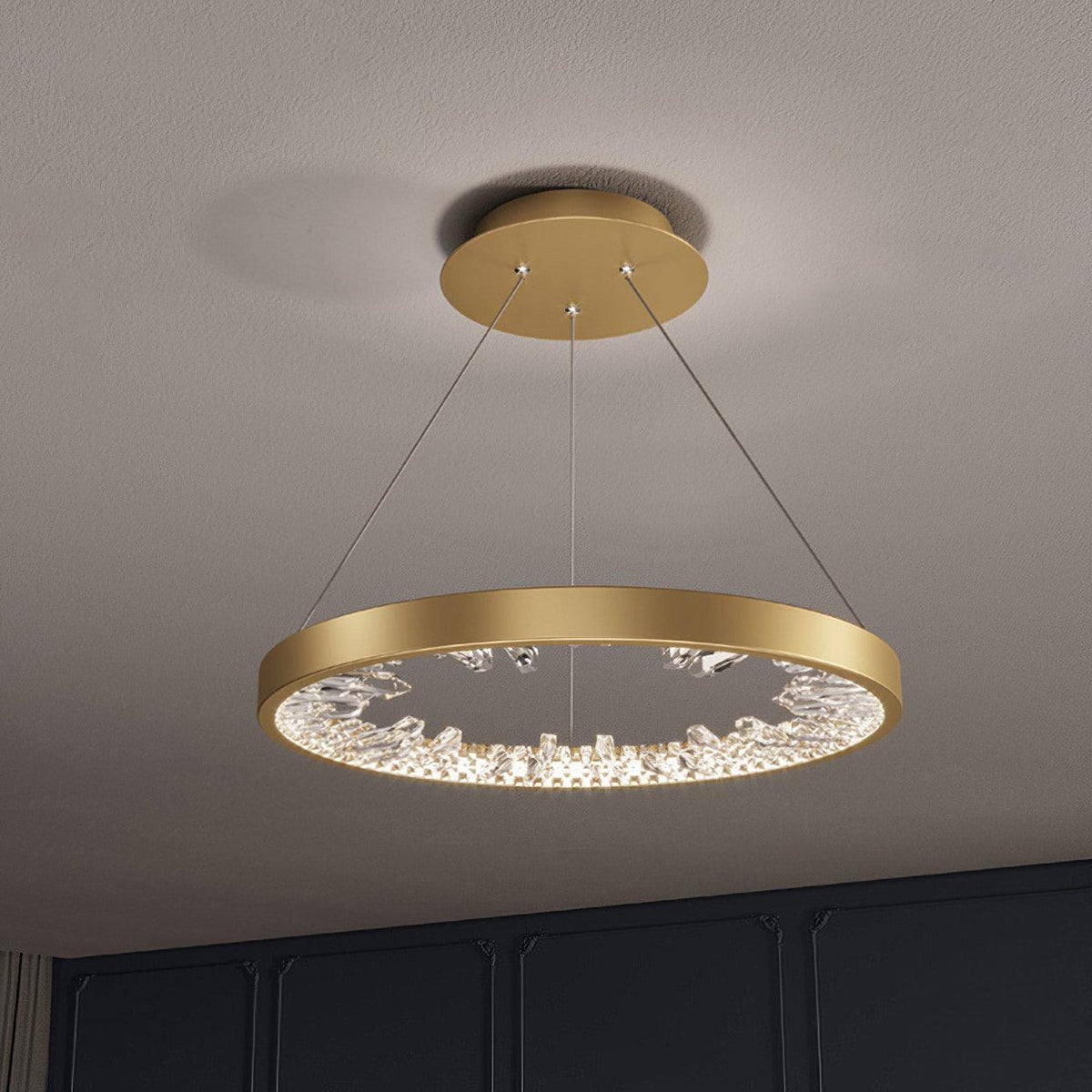 Luxury Circle Crystal Chandelier Chandelier