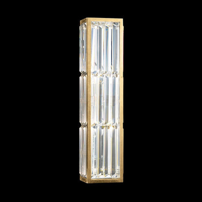 Prismatic Panel Gold Silver Wall Sconce