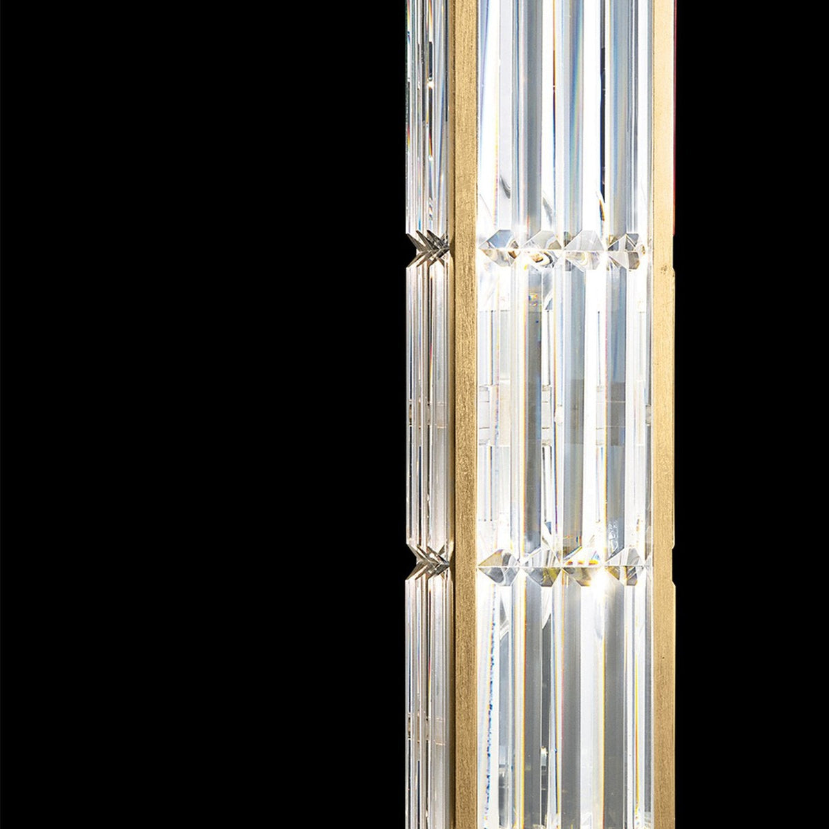 Prismatic Panel Gold Silver Wall Sconce