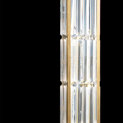 Prismatic Panel Gold Silver Wall Sconce