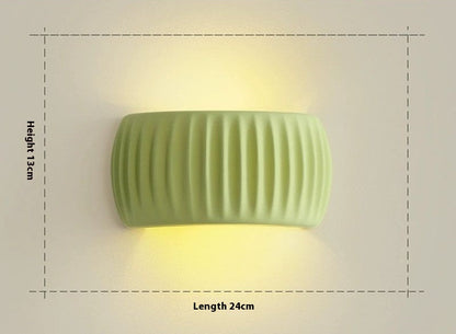 Pumpkin Resin Bedside Wall Light