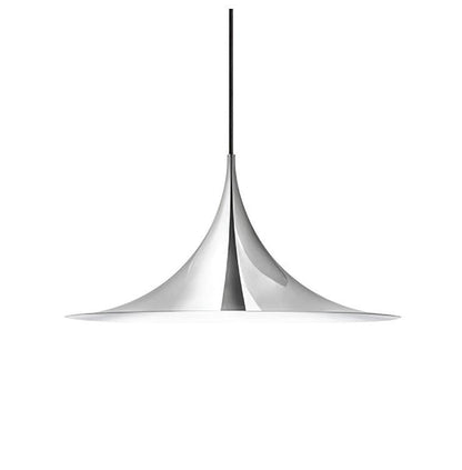Semi Pendant Light ∅ 11.8″ x H 5.9″ / Dia 30cm x H 15cm / Chrome Pendant light