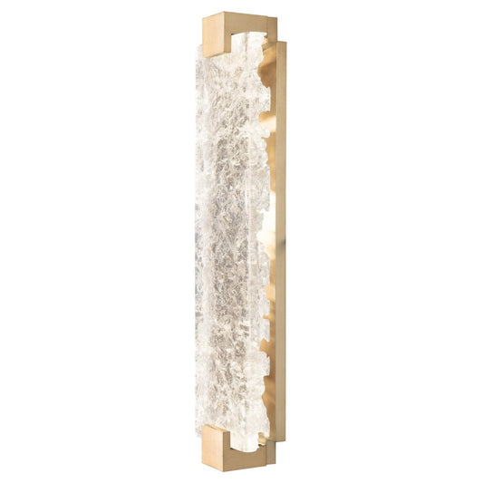 Raked Cast Glass Bronze LED Wall Sconce