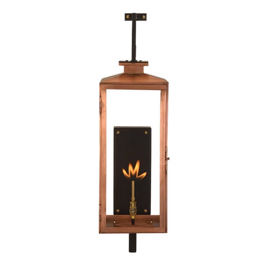 Rectilinear Black Clear Glass Wall Lamp