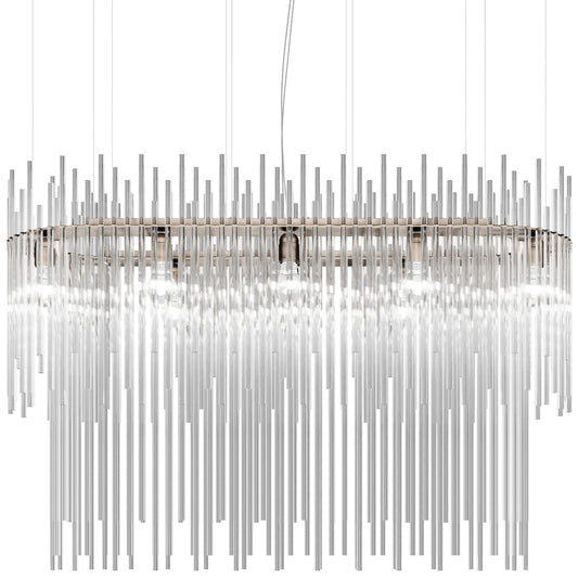 Regalia Crystal Tiered Linear Pendant