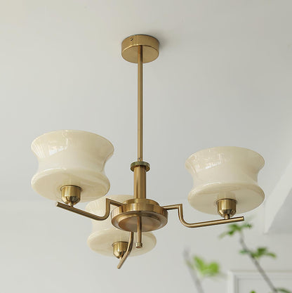 Relic Arc Gold Chrome Multi-Light Chandelier