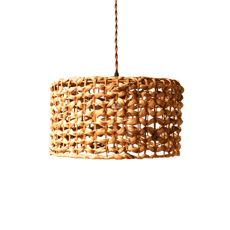 Retro Bamboo Rattan Dining Pendant Light
