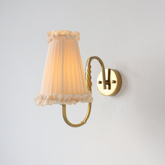Retro Fabric Shade Wall Lamp