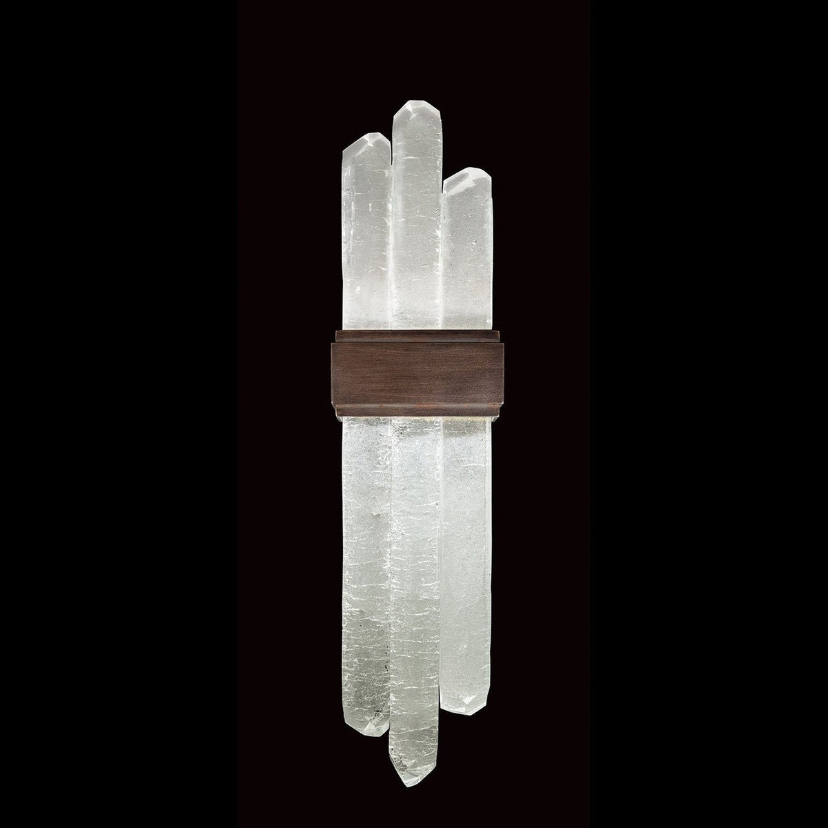 Reversible Sunray Glass Spire LED Wall Sconce