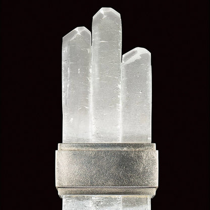 Reversible Sunray Glass Spire LED Wall Sconce