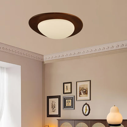Rhombic Black Orange LED Ceiling Light