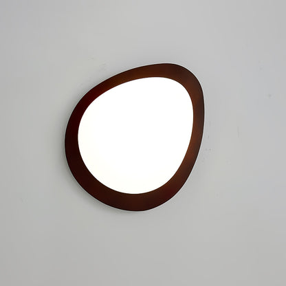 Rhombic Black Orange LED Ceiling Light