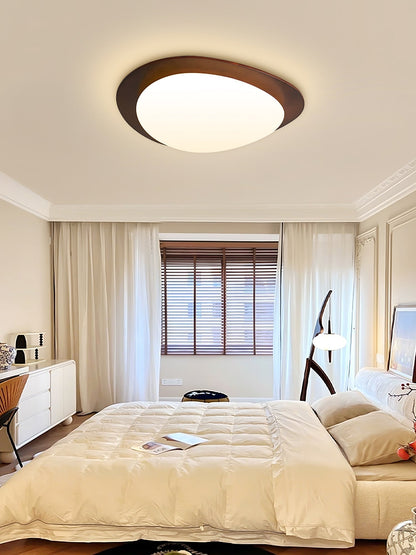 Rhombic Black Orange LED Ceiling Light