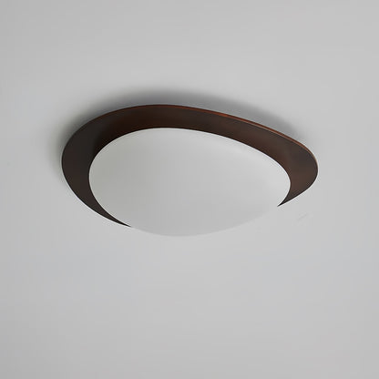 Rhombic Black Orange LED Ceiling Light