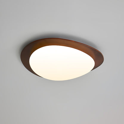 Rhombic Black Orange LED Ceiling Light