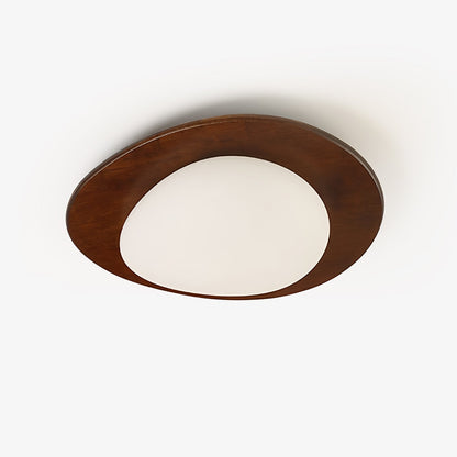 Rhombic Black Orange LED Ceiling Light