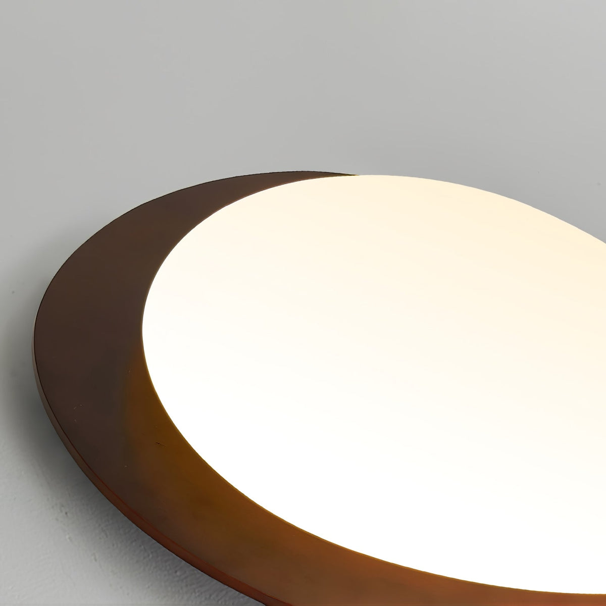 Rhombic Black Orange LED Ceiling Light