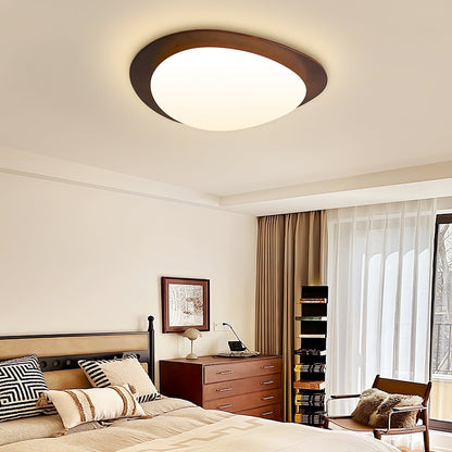 Rhombic Black Orange LED Ceiling Light