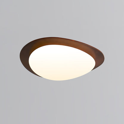 Rhombic Black Orange LED Ceiling Light