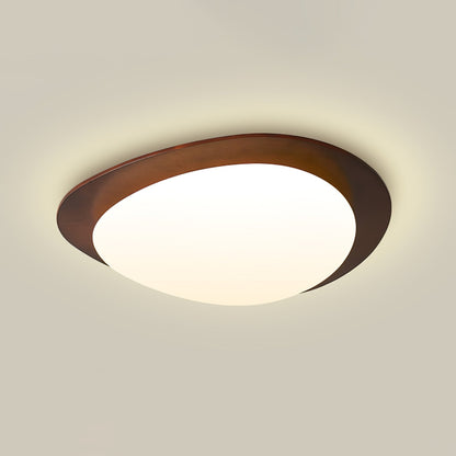 Rhombic Black Orange LED Ceiling Light