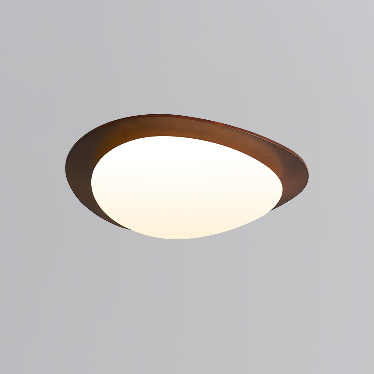 Rhombic Black Orange LED Ceiling Light