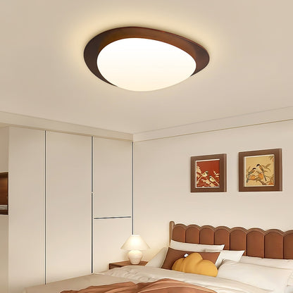 Rhombic Black Orange LED Ceiling Light