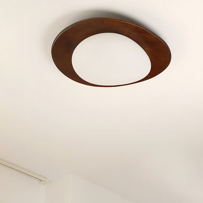 Rhombic Black Orange LED Ceiling Light