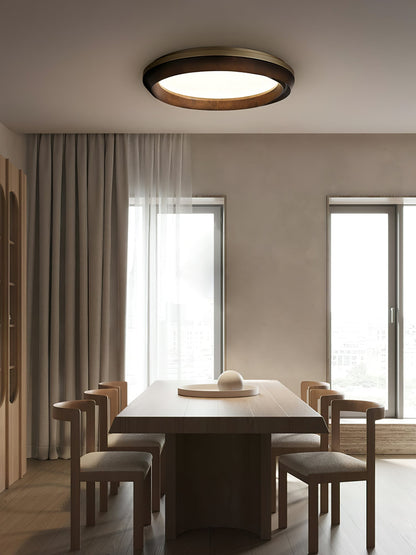Rillara Wood Acrylic LED Ceiling Light