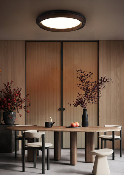 Rillara Wood Acrylic LED Ceiling Light