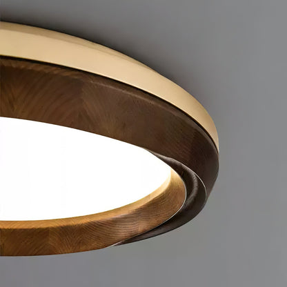 Rillara Wood Acrylic LED Ceiling Light