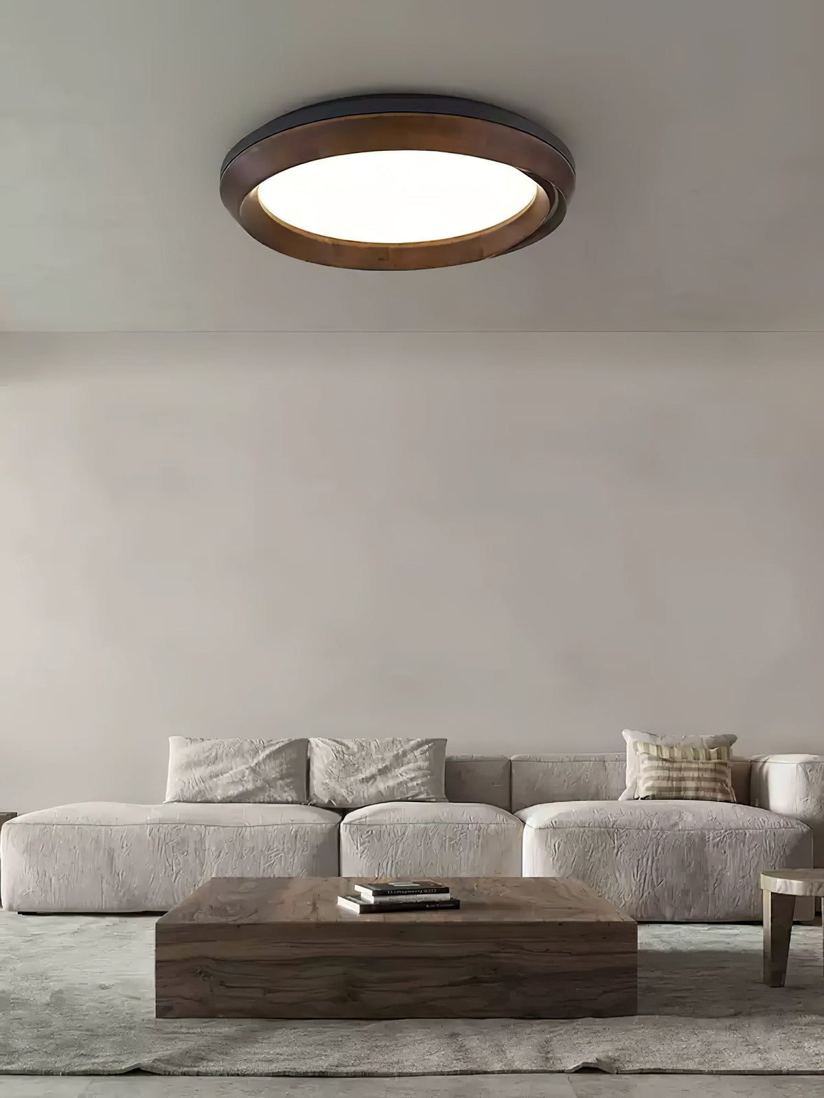 Rillara Wood Acrylic LED Ceiling Light
