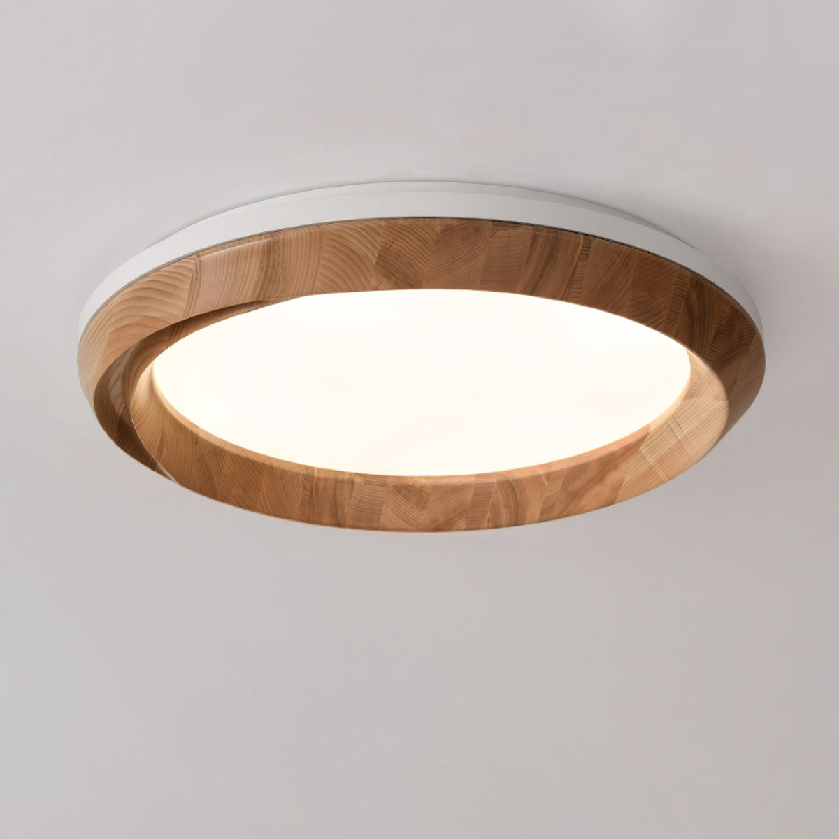 Rillara Wood Acrylic LED Ceiling Light