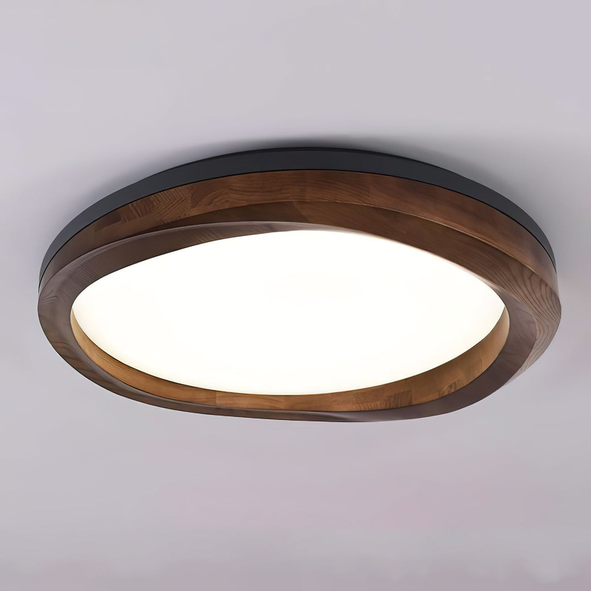 Rillara Wood Acrylic LED Ceiling Light