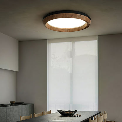 Rillara Wood Acrylic LED Ceiling Light