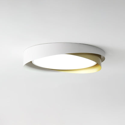 Quinn Ceiling Light ∅ 15.7″ x H 3.5″ / Dia 40cm x H 9cm (Power: ~24W) / Black & Gold / Warm Light Ceiling lamp