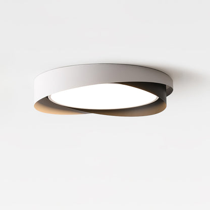 Quinn Ceiling Light ∅ 23.6″ x H 3.5″ / Dia 60cm x H 9cm (Power: ~48W) / Black & White / Warm Light Ceiling lamp