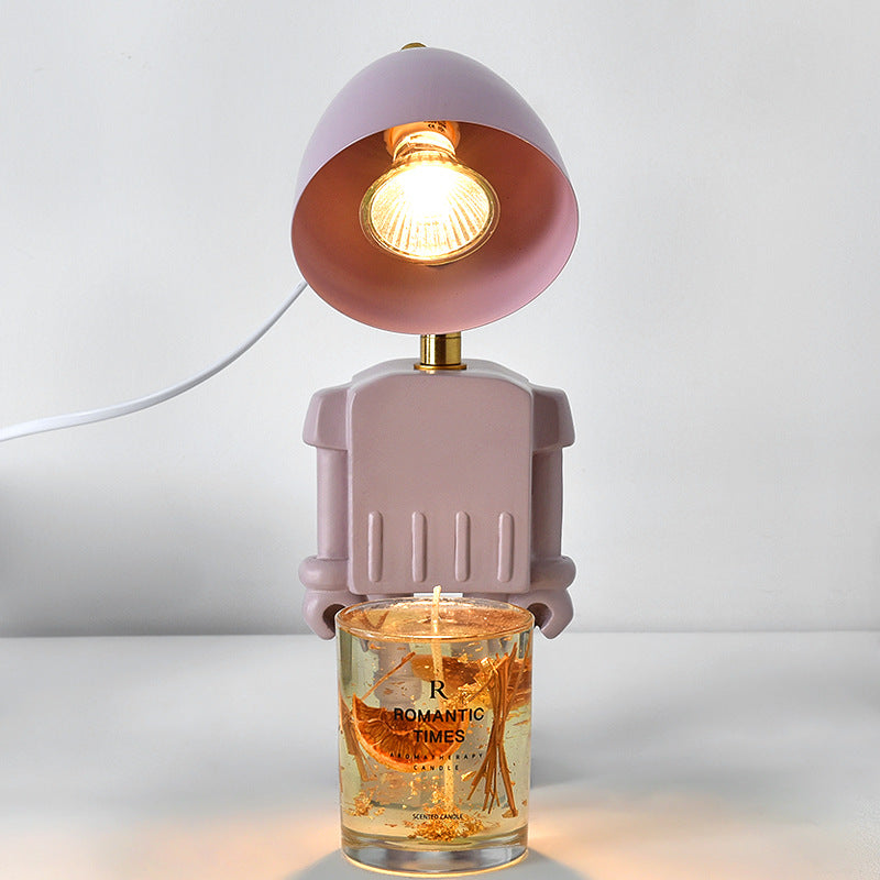 Robot Aromatherapy Wax Warmer Table Lamp / EU / Purple