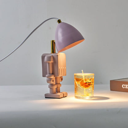 Robot Aromatherapy Wax Warmer Table Lamp / US / Purple