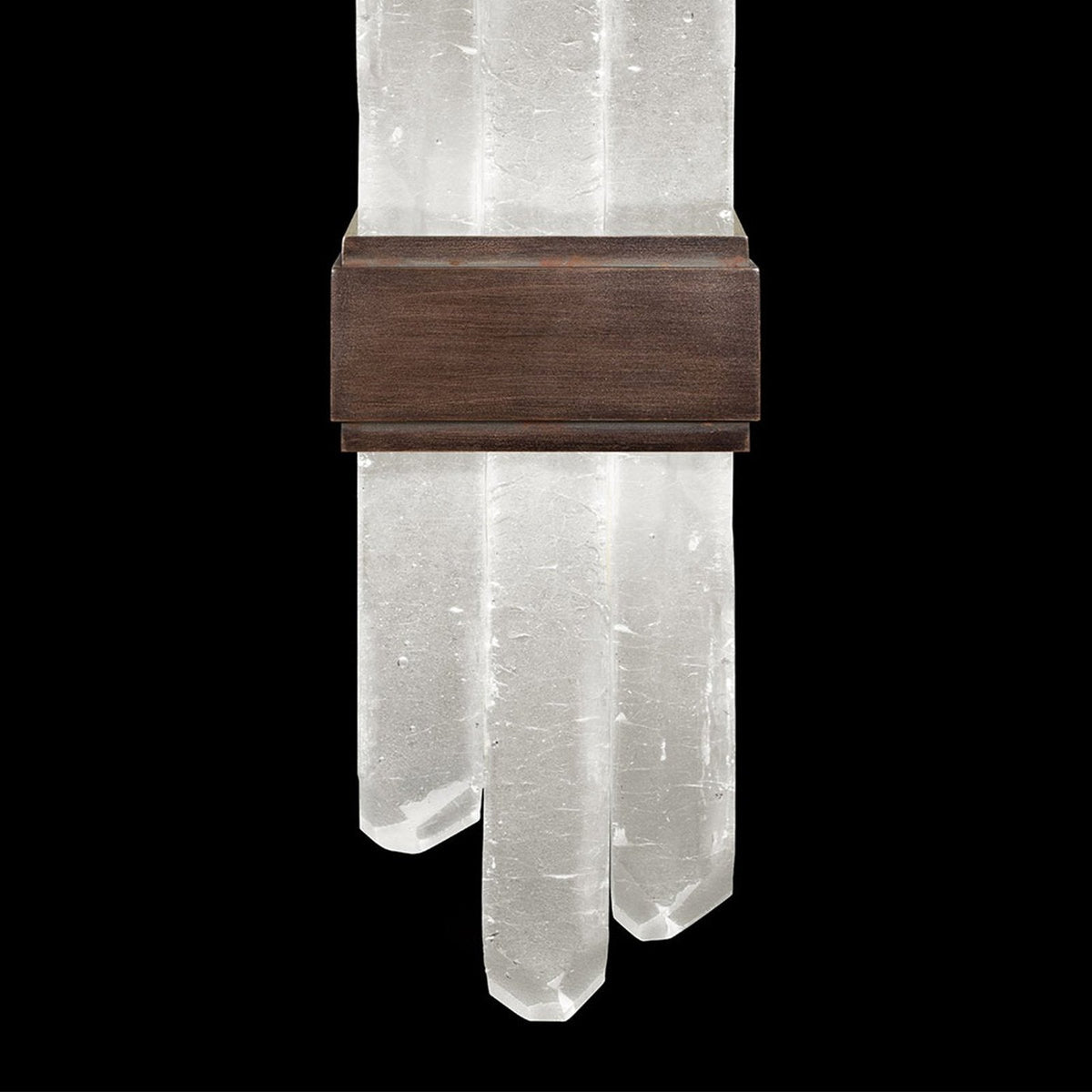 Rockform Glass Spire LED Wall Sconce