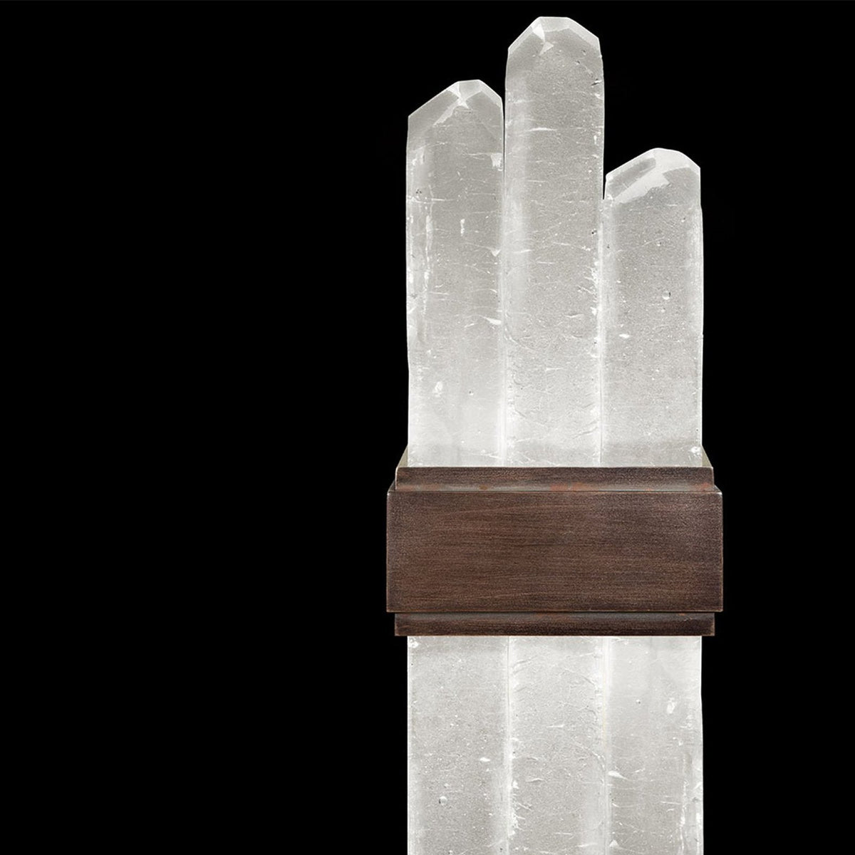 Rockform Glass Spire LED Wall Sconce